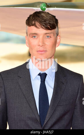 London, UK. 13th July, 2017. Cillian Murphy attending The World Premiere of DUNKIRK at the Odeon ,Leicester Square  London 13th July 2017 Credit: Peter Phillips/Alamy Live News Stock Photo