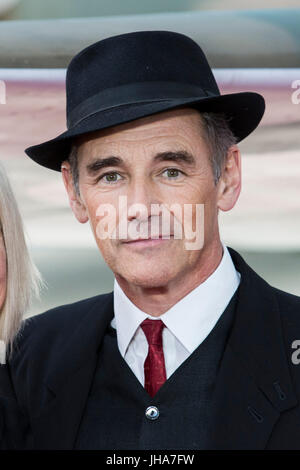 London, UK. 13 July 2017. Sir Mark Rylance arrives for the World Premiere of the Christopher Nolan film Dunkirk in Leicester Square. Photo: Bettina Strenske/Alamy Live News Stock Photo