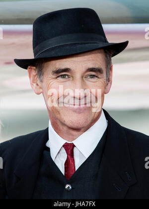 London, UK. 13 July 2017. Sir Mark Rylance arrives for the World Premiere of the Christopher Nolan film Dunkirk in Leicester Square. Photo: Bettina Strenske/Alamy Live News Stock Photo
