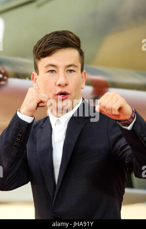 London, UK. 13th July, 2017. Barry Keoghan at World Premiere of DUNKIRK on Thursday 13 July 2017 held at ODEON Leicester Square, London. Pictured: Barry Keoghan. Credit: Julie Edwards/Alamy Live News Stock Photo