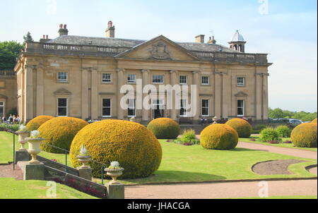 Wortley Hall, also known as the 'workers' stately home', in Wortley village near the city of Sheffield, South Yorkshire, England, UK Stock Photo