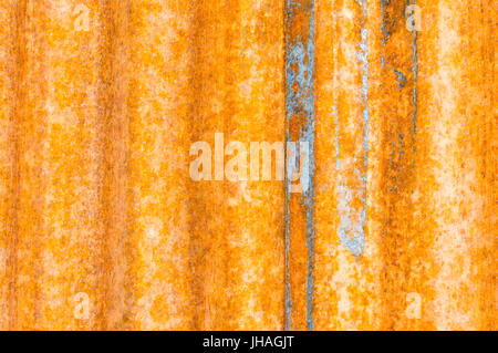 background texture rusting corrugated fiberglass Stock Photo