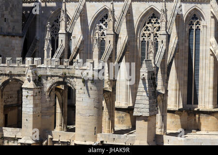 Cathedral of Saint-Just-et-Saint-Pasteur in Narbonne, France. Stock Photo