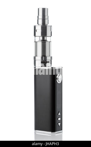 One electronic smoking device isolated on white Stock Photo