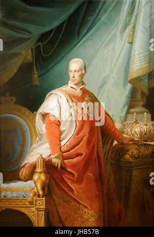 Francis II, Holy Roman Emperor by Johann Baptist Lampi Stock Photo