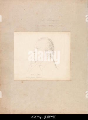 John Flaxman - Portrait of William Blake - Stock Photo