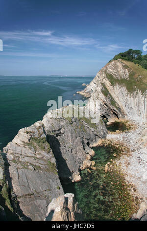 Stair Hole, near Lulworth Cove, Jurassic Coast, Dorset Stock Photo