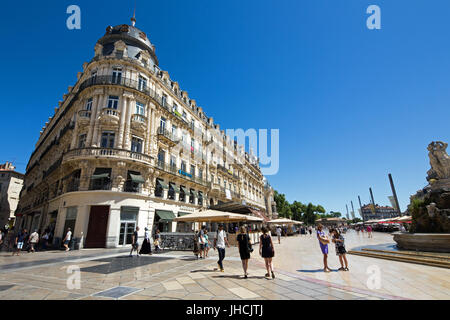 Comedy Square in Montpellier, Occitane,  France, Stock Photo