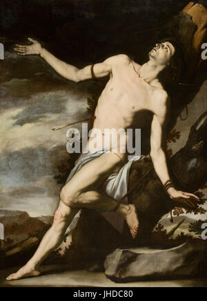 Jusepe de Ribera - Saint Sebastian - Stock Photo