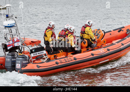 bangor rnli lifeboat jessie hillyard on safety demonstration northern ireland Stock Photo