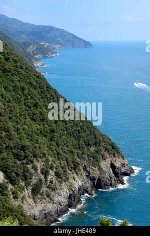 View from Cinque Terre near Monterosso al Mare Stock Photo