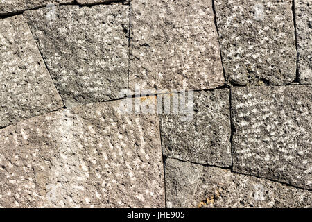 Volcanic Stone wall, useful for background. Stock Photo