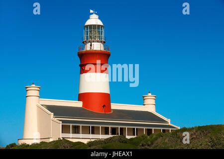 Cape Agulhas lighthouse, Western Cape, South Africa Stock Photo