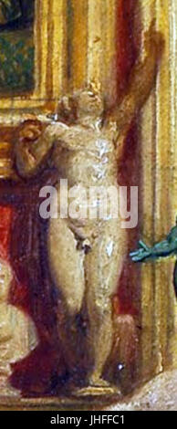 Johan Zoffany - Tribuna of the Uffizi - sculture 19 Stock Photo