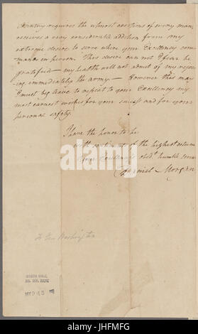 Morgan, Daniel. Saratoga. To General Washington (NYPL b11868620-5339774) Stock Photo