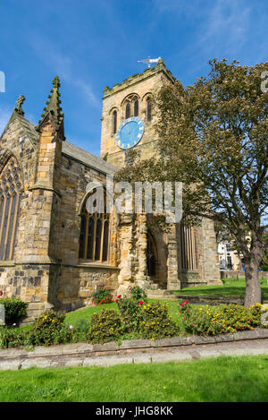 St Mary's church, Scarborough, North Yorkshire, England. A well known church in this popular seaside resort. Stock Photo