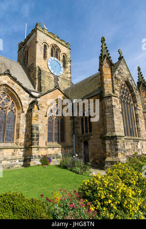 St Mary's church, Scarborough, North Yorkshire, England. A well known church in this popular seaside resort. Stock Photo