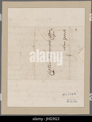 Coffin, Isaac. Raby Castle, Durham. To Captain Alexander Coffin Stock ...