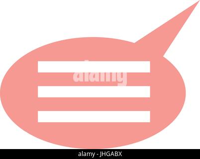 Bubble chat symbol icon vector illustration graphic design Stock Vector