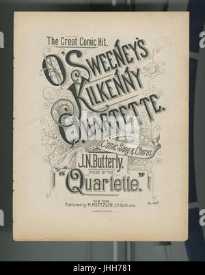 Kilkenny Quartette (NYPL Hades-447691-1153787) Stock Photo