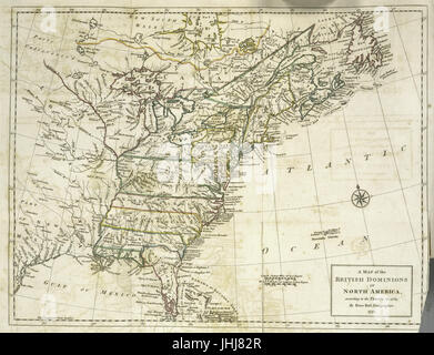 A map of the British dominions in North America, according to the Treaty in 1763 (NYPL b15262497-433871) Stock Photo