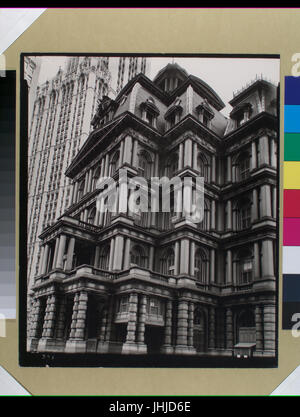 Old Post Office, Broadway and Park Row, Manhattan (NYPL b13668355-482596) Stock Photo