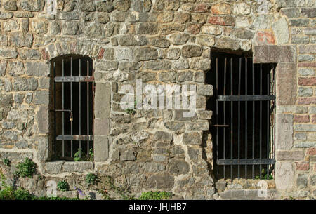 Stari bar fortress  prison doors, Montenegro Stock Photo