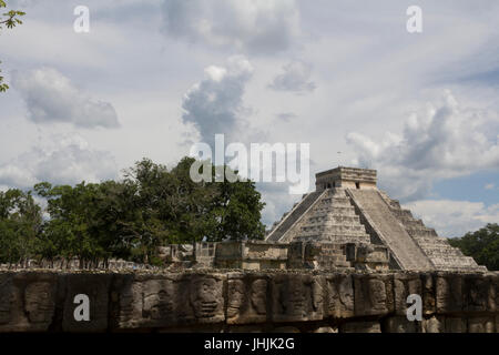 Chichen Itza el castillo Kukuklan Temple,acient culture,Mexico Yucatan Stock Photo