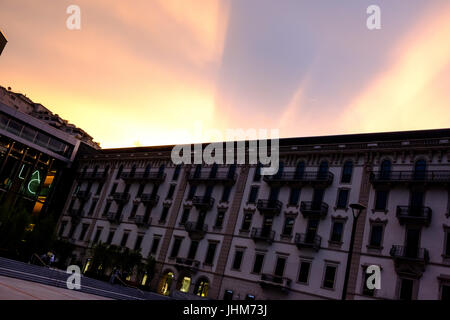 Lugano LAC museum, Lugano Arte Cultura, Switzerland Stock Photo