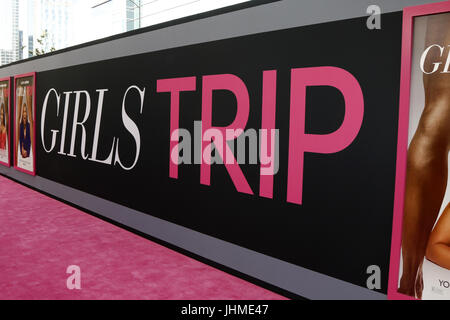 Los Angeles, CA, USA. 13th July, 2017. LOS ANGELES - JUL 13: Atmosphere at the ''Girls Trip'' Premiere at the Regal Cinemas on July 13, 2017 in Los Angeles, CA Credit: Kay Blake/ZUMA Wire/Alamy Live News Stock Photo