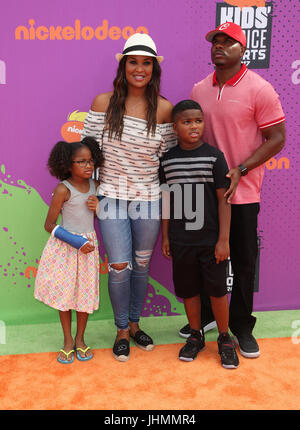 Curtis Conway, Laila Ali, Curtis Muhammad Conway Jr. and Sydney J