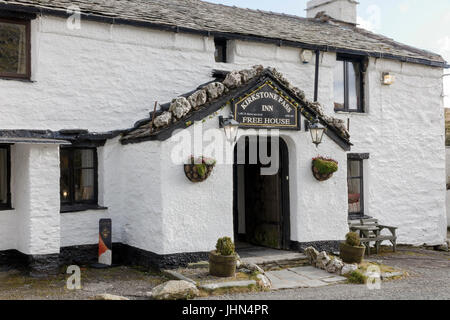 The Kirkstone Pass Inn, at The Kirkstone Pass in the Lake District, Cumbria UK Stock Photo