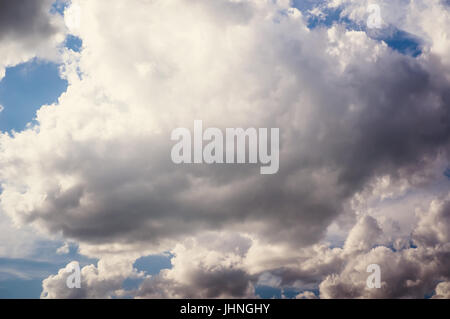 white clouds in the blue sky. Cumulus clouds Stock Photo