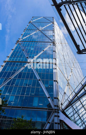 The Broadgate Tower is a skyscraper in London's main financial district, the City of London, England, U.K. Stock Photo