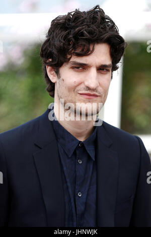 CANNES, FRANCE - MAY 21: Actor Louis Garrel attends the 'Redoubtable' photo-call during the 70th Cannes Film Festival on May 21, 2017 in Cannes, Franc Stock Photo