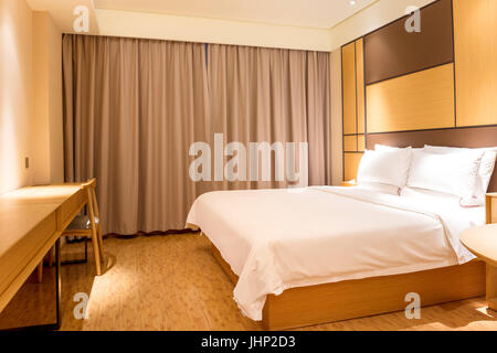 The Interial View of A Fancy Hotel Room. Stock Photo
