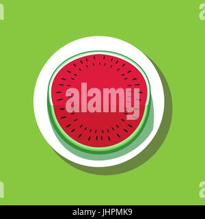 Watermelon icon Stock Vector
