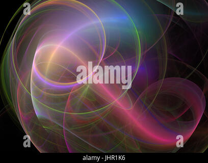 Digital abstract fractal background generated at computer. Stock Photo