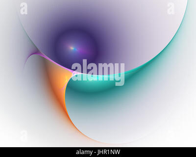 Digital abstract fractal background generated at computer. Stock Photo