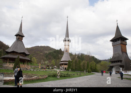 Barsana monastery, District of Maramures, Romania Stock Photo