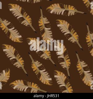 Background from feather Stock Vector