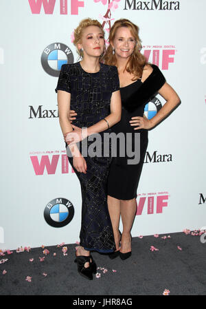 Women In Film 2017 Crystal + Lucy Awards held at The Beverly Hilton Hotel.  Featuring: Kimberly Peirce, mother Lea Thompson Where: Los Angeles, California, United States When: 13 Jun 2017 Credit: Adriana M. Barraza/WENN.com Stock Photo