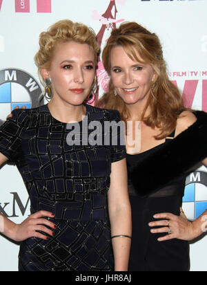 Women In Film 2017 Crystal + Lucy Awards held at The Beverly Hilton Hotel.  Featuring: Kimberly Peirce, mother Lea Thompson Where: Los Angeles, California, United States When: 13 Jun 2017 Credit: Adriana M. Barraza/WENN.com Stock Photo