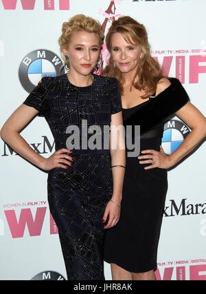 Women In Film 2017 Crystal + Lucy Awards held at The Beverly Hilton Hotel.  Featuring: Kimberly Peirce, mother Lea Thompson Where: Los Angeles, California, United States When: 13 Jun 2017 Credit: Adriana M. Barraza/WENN.com Stock Photo