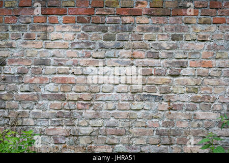 vintage brick wall -  stone brick wall Stock Photo