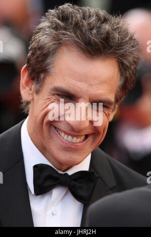 Ben Stiller attends The Meyerowitz Stories screening during the 70th annual Cannes Film Festival at Palais des Festivals on May 21, 2017 in Cannes, France. Stock Photo
