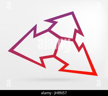 Graphic element arrow Stock Vector