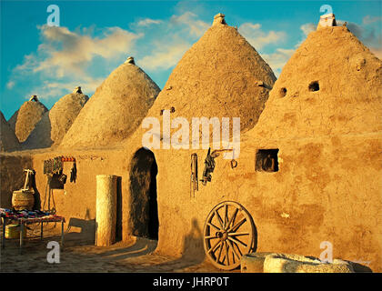 Harran beehive homes Stock Photo