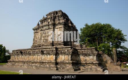 Mendut 8th century Buddhist Temple, Yogyakarta central Java Indonesia. Stock Photo