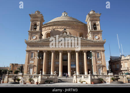 Church of the Assumption of Our Lady, Rotunda of Mosta, Mosta, Malta Stock Photo